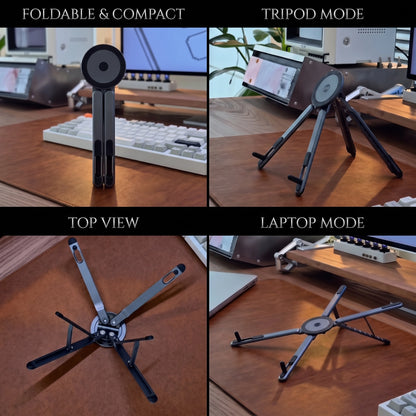 Dillicart™ 4-in-1 Adjustable Stand | Laptop | Tablet | Phone | Landscape | PREMIUM Gadgets